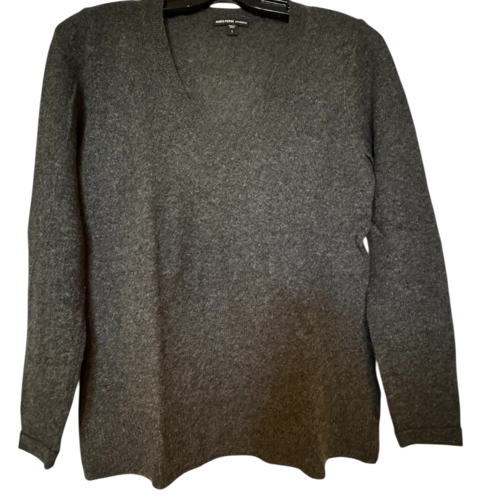 James Perse Charcoal Knit Top